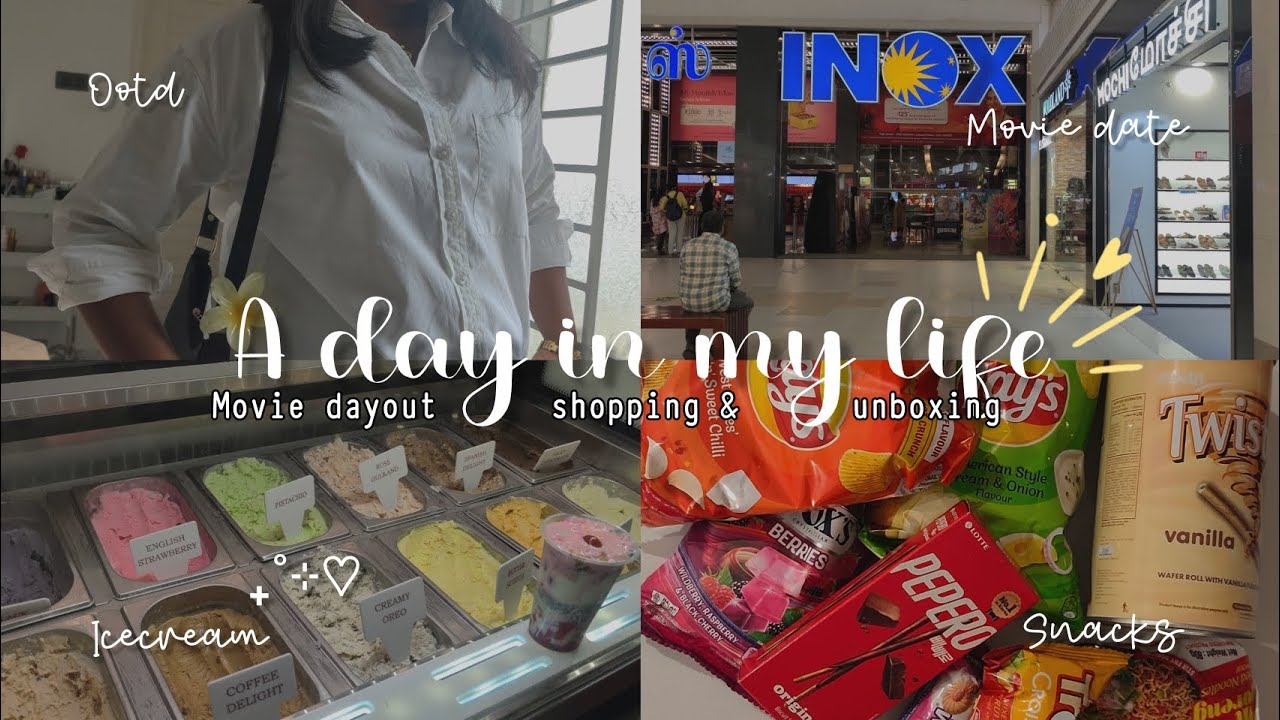 A Day In My Life🌻💕| Life In India | Mini Vlog | Shopping🛍 | Movie Date | Unboxing 📦 | 