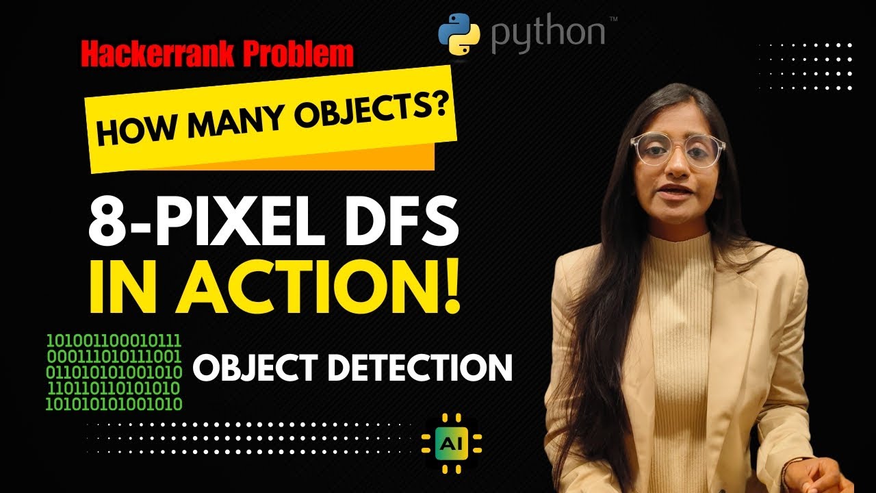 How DFS Detects Objects with 8-Pixel Connectivity | Python Image Segmentation Explained