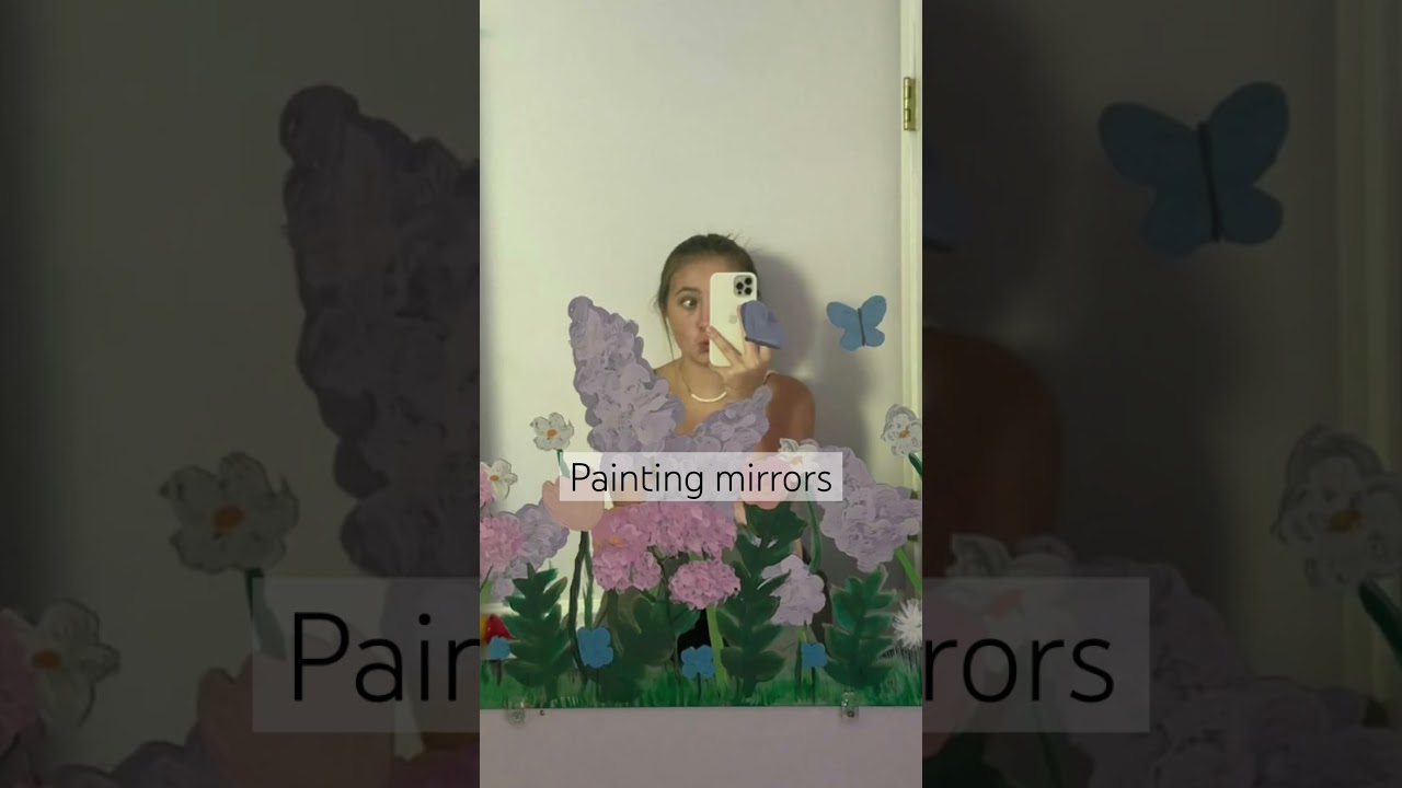 #aesthetic #fypシ #aestheticpics #shorts #fyp #edit #edits #mirror #painting #room #diy #roomdiy