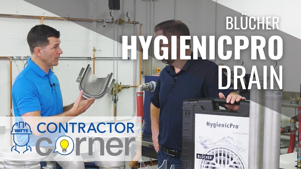 A More Hygienic Trench Drain - BLÜCHER HygienicPro
