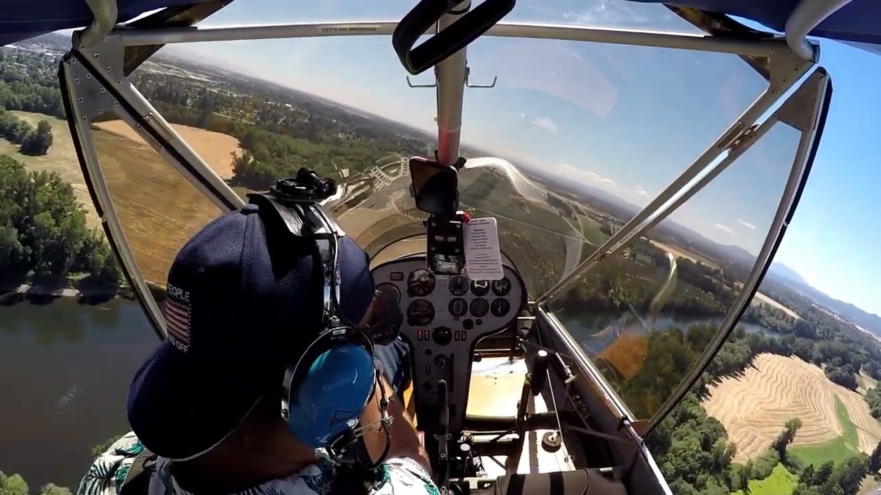 Ride shotgun in the Rans S-12XL for a tour of Albany, OR and a couple buzz jobs.