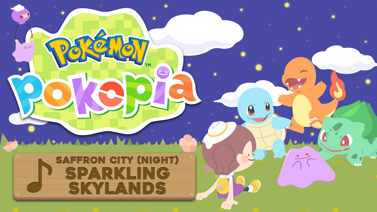 Saffron City Theme (Night) - Sparkling Skylands - Pok&eacute;mon Pokopia [OST]