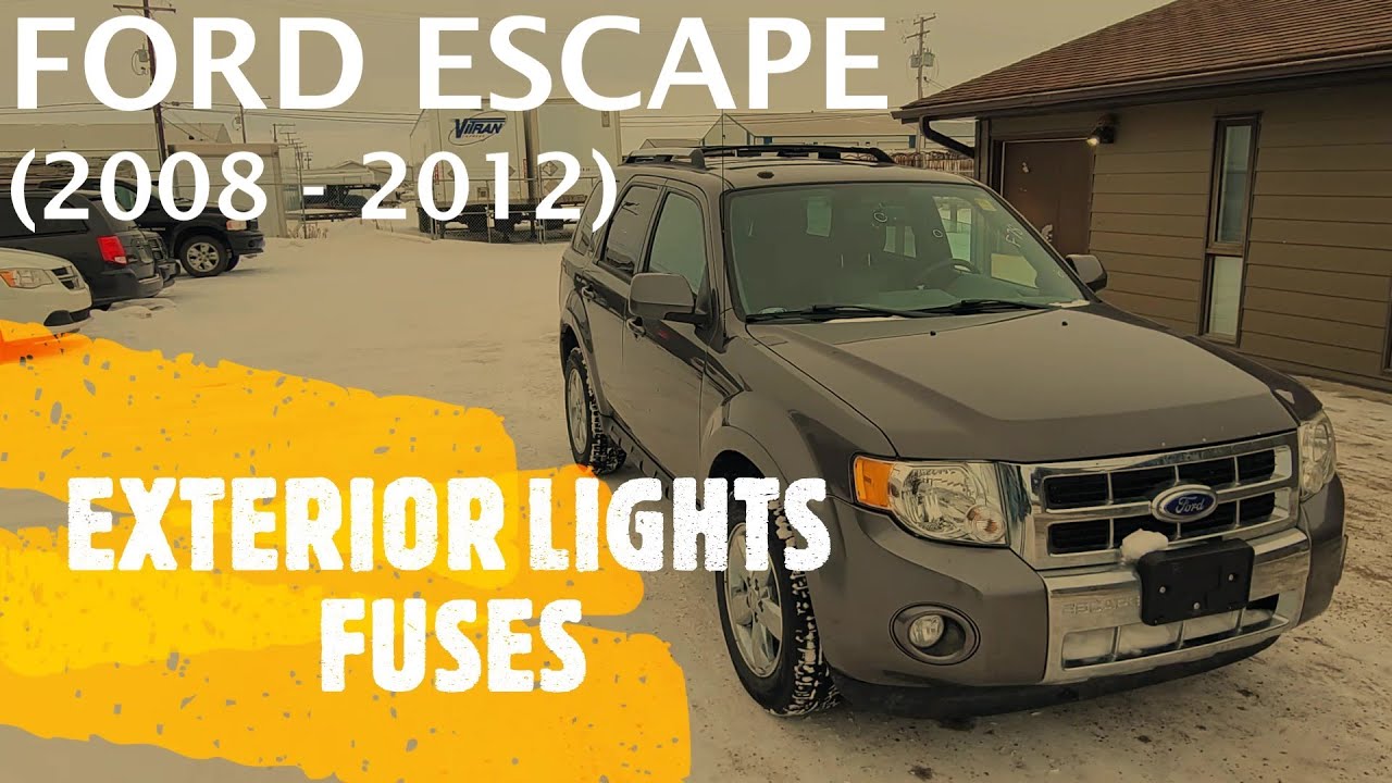 Ford Escape - ПРЕДОХРАНИТЕЛИ НАРУЖНОГО ОСВЕЩЕНИЯ (ближний свет, дальний свет, указатели поворота,...