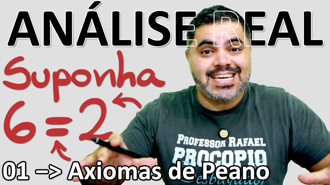 ⚫ ANÁLISE REAL - Axiomas de Peano e Princípio da Indução Matemática | Curso de Análise Real | Aula 1