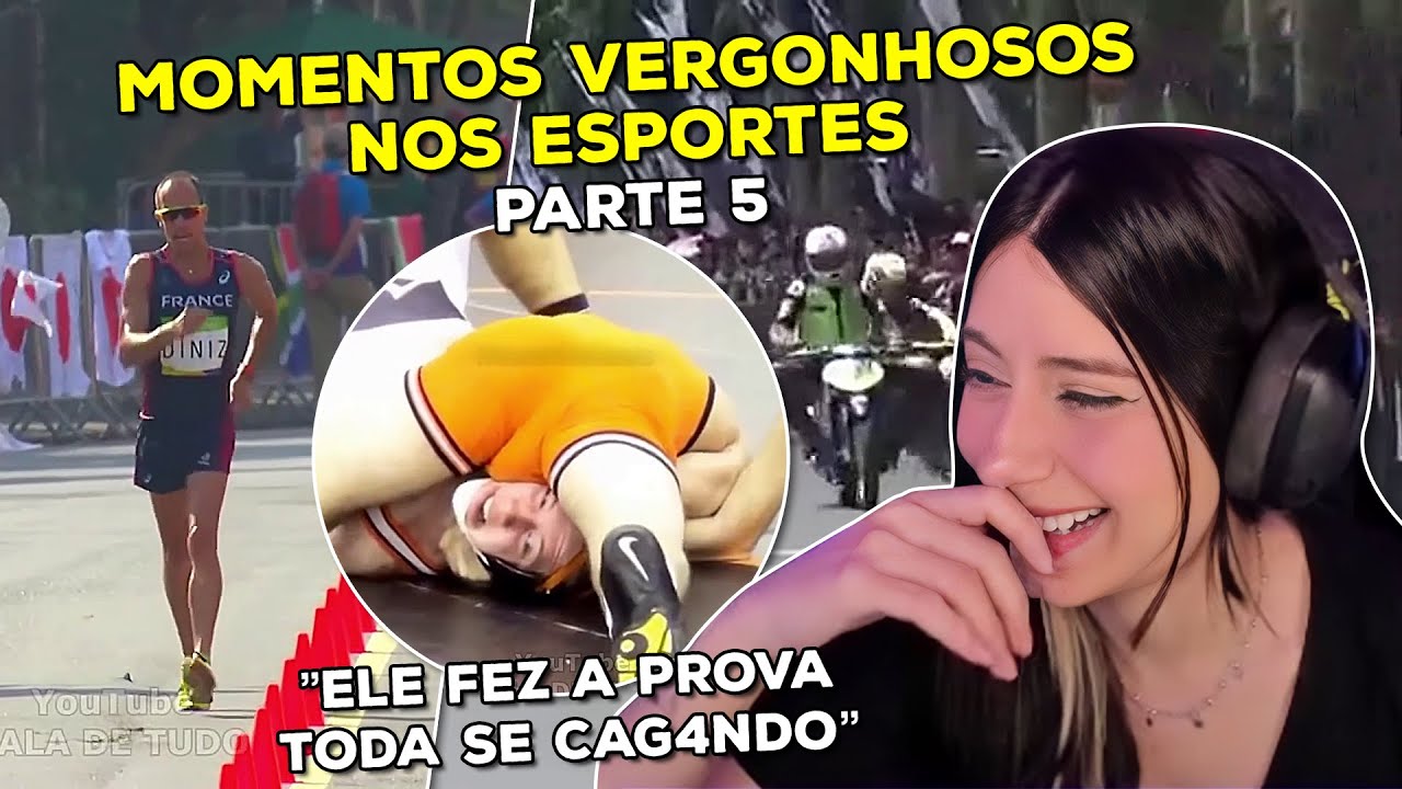YAYAH REAGE: MOMENTOS MAIS VERGONHOSOS NOS ESPORTES PARTE 5 (FALA DE TUDO) | Yayah Clipes