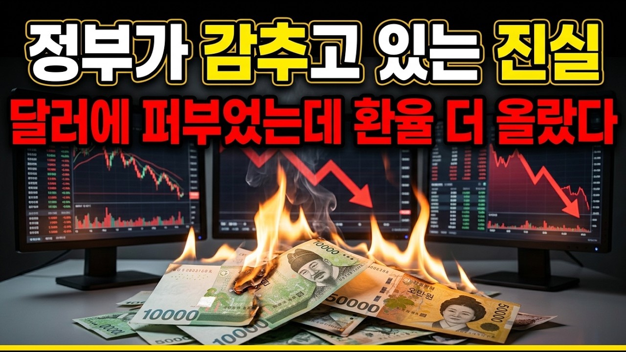정부가 절대 안 알려주는 환율 폭등의 진짜 이유, 다 보고도 가만있을 겁니까