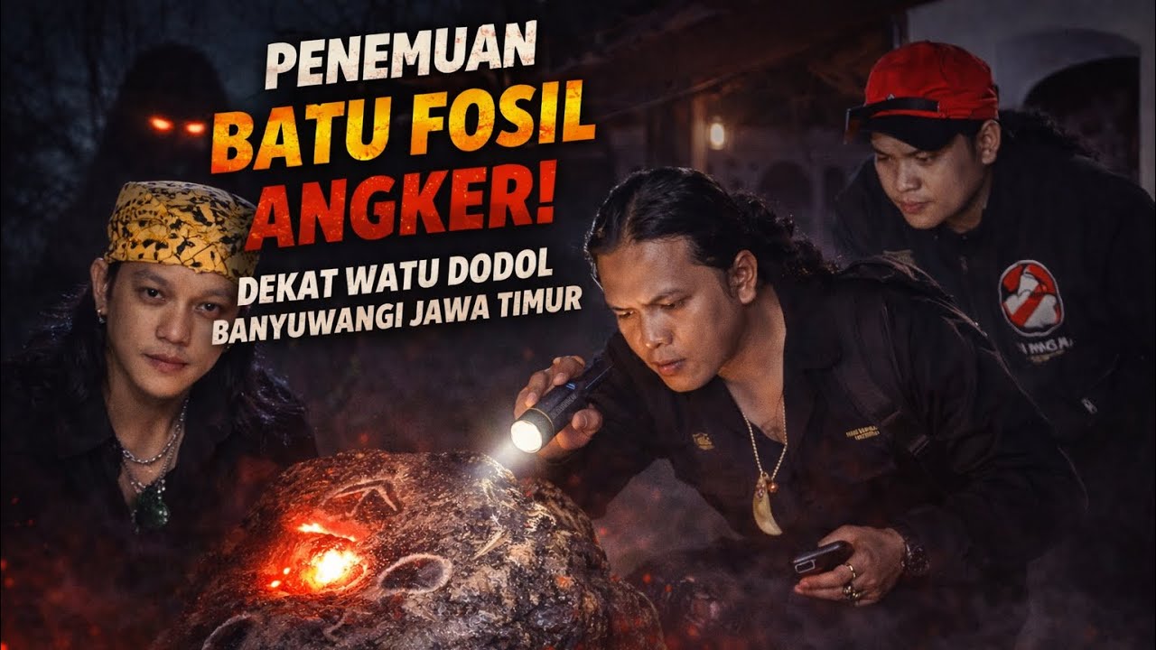 PENEMUAN BATU FOSIL ANGKER ⁉️DEKAT DENGAN WATU DODOL BANYUWANGI JAWA TIMUR ‼️