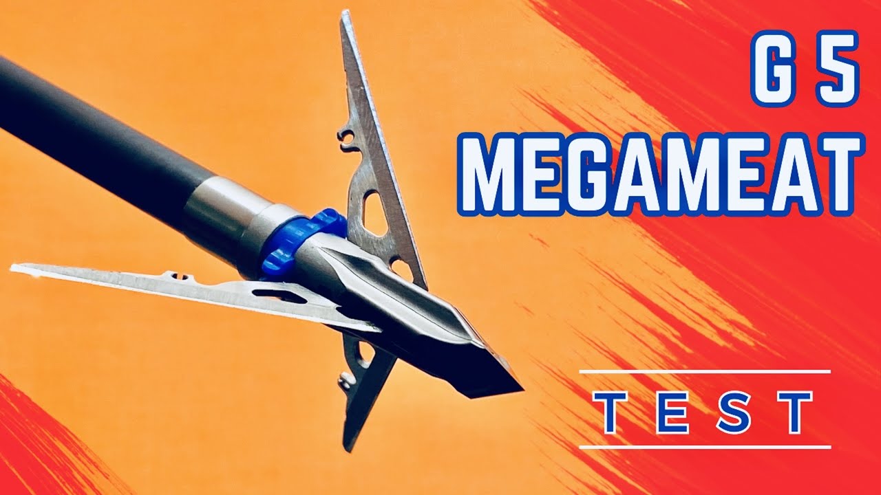G5 MEGAMEAT 100 gr Broadhead Test