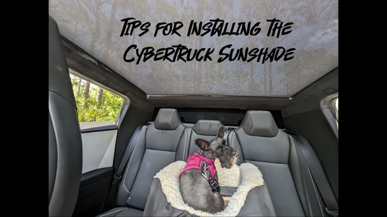 Key Tips for Installing the Cybertruck Sunshade