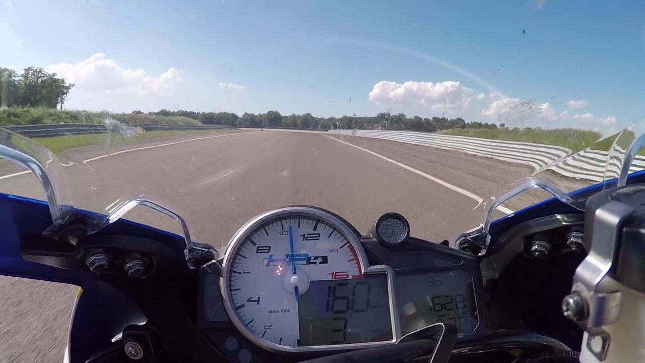 BMW HP4 vs YAM R1 vs S1000RR à Dijon-Prenois
