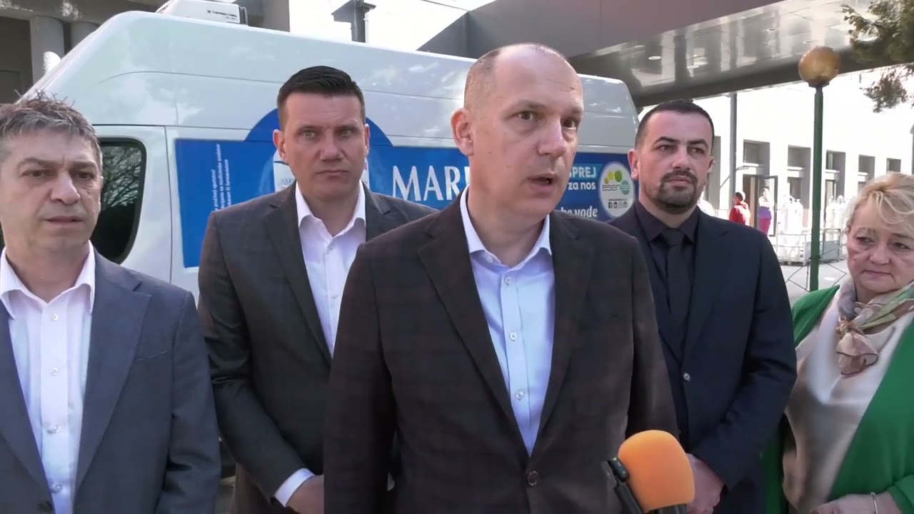 Ministar zdravlja Zlatibor Lončar u poseti OB Stefan Visoki u Smederevskoj Palanci.