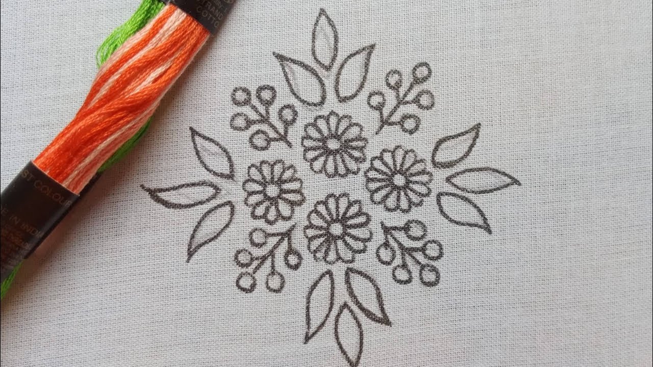 Beautiful All over Design Stitch by Hand Embroidery-41,কিভাবে জামায় সুন্দর এবং সহজভাবে সেলাই করবেন