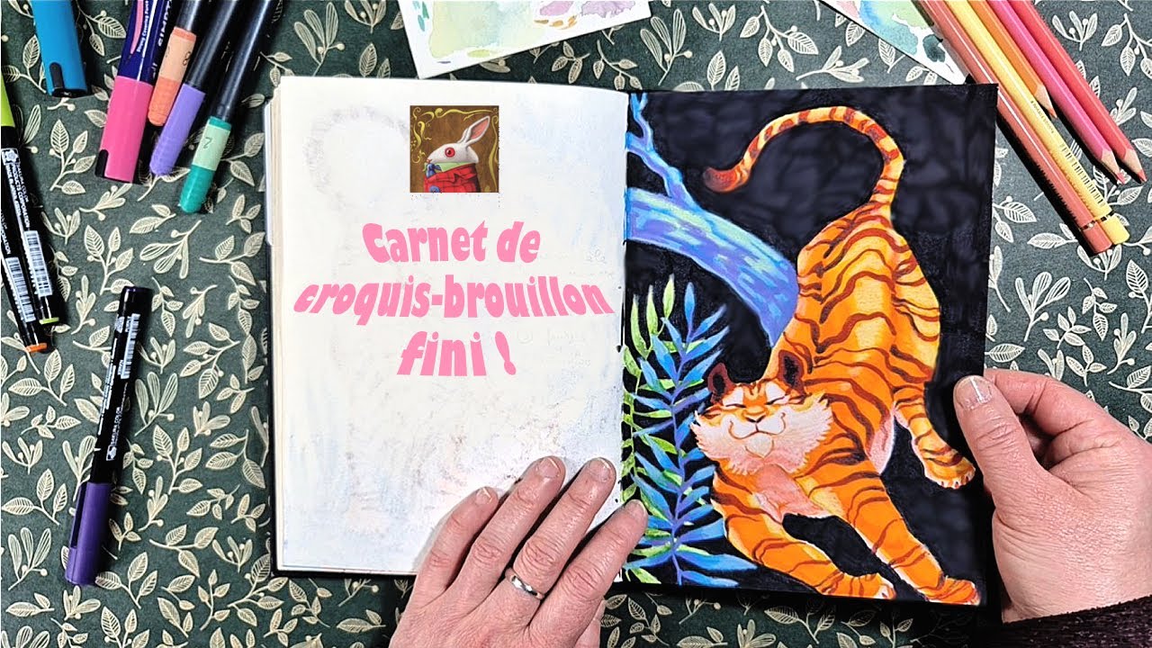Sketchbook tour : Carnet chill de croquis (brouillons, processus, recherches, projets...)
