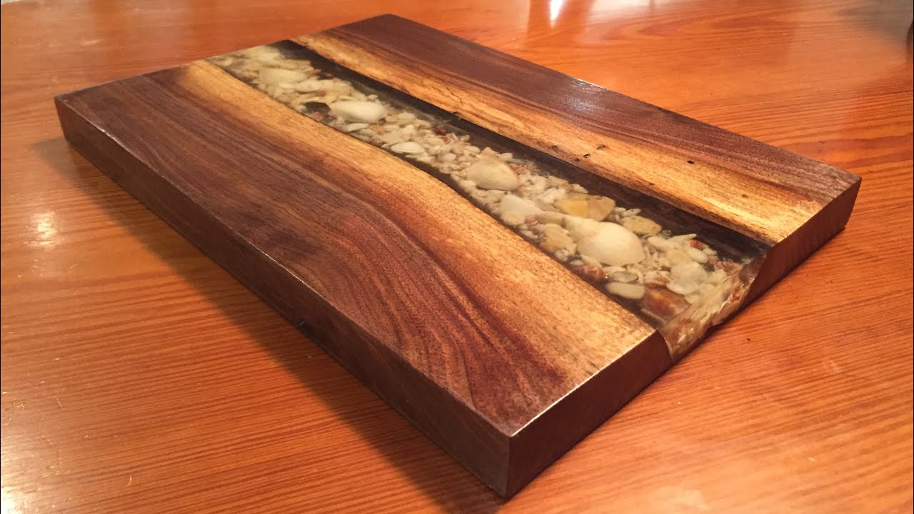 Make an EPOXY River Serving Board! Easy!