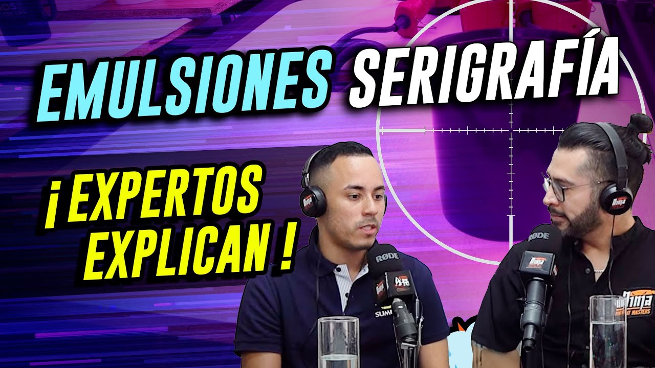 🔥Todo sobre emulsiones de Serigrafía🔥: Expertos de Sumiprint explican 🧐💥