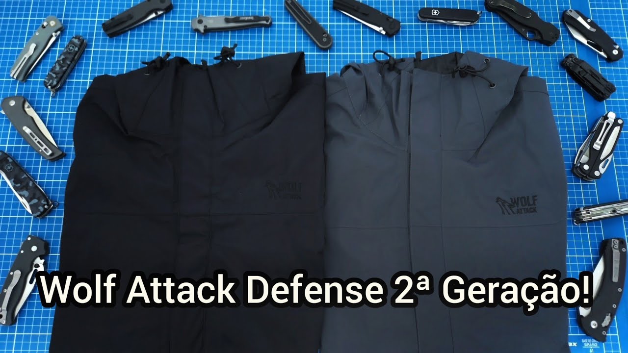 Jaqueta Impermeável Wolf Attack Defense de Segunda Geração! Excelente para EDC com estilo Grayman!