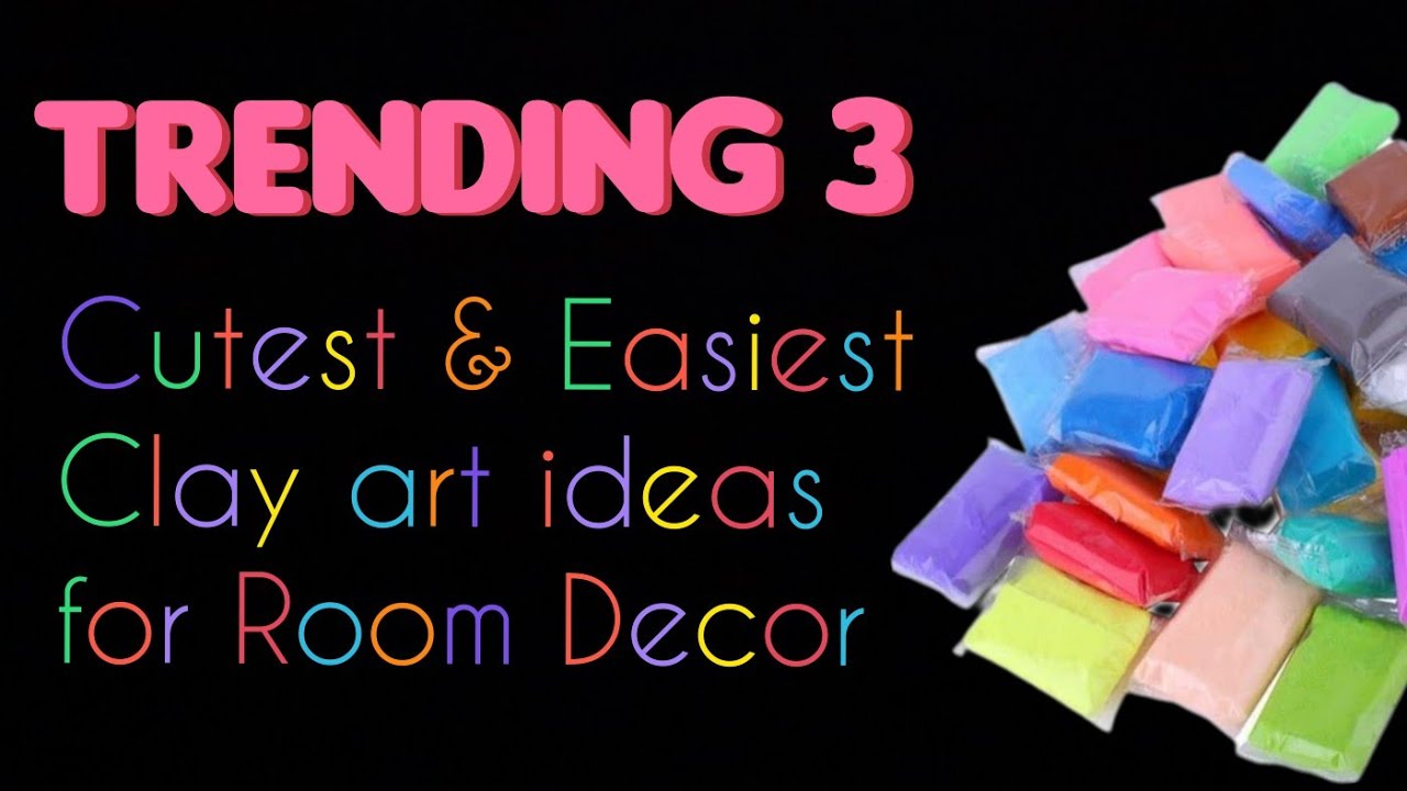 Top 3 Trending Air Dry Clay Ideas for Room Decoration 2026 🌈 
