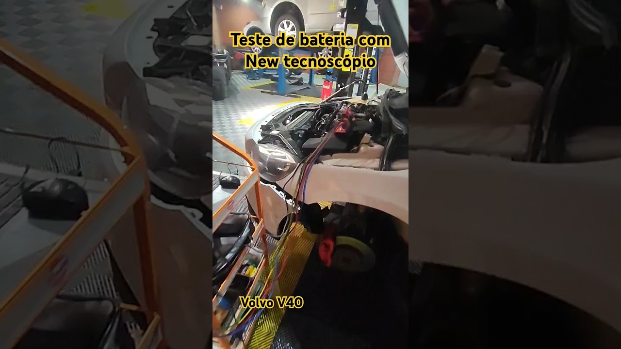 Teste de bateria com New tecnoscopio.