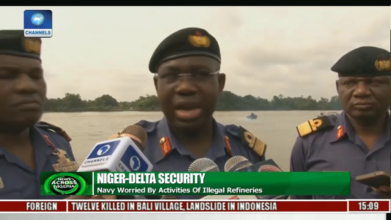 Navy Launches Operation Tsare Teku  In Warri To Tackle Illegal Refineries