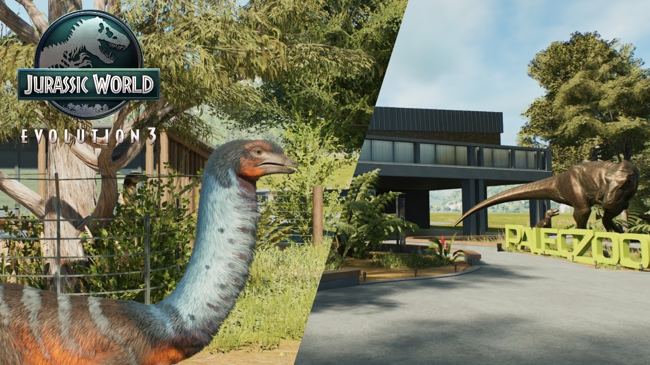 An Ornithomimid Opening! Entrance and Ornithomimus Enclosure Speedbuild - Hunter Valley PaleoZoo Ep1