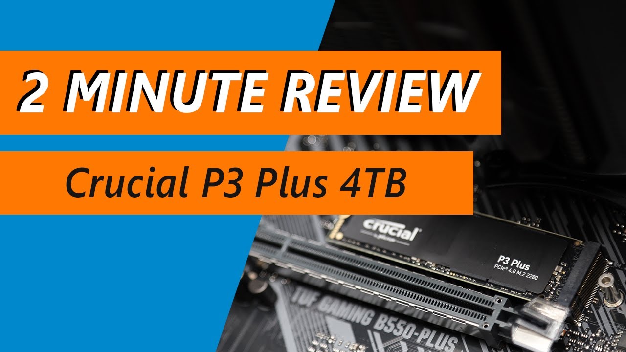$225 4TB PCIe 4.0 NVMe SSD tested - Crucial P3 Plus 4TB Review