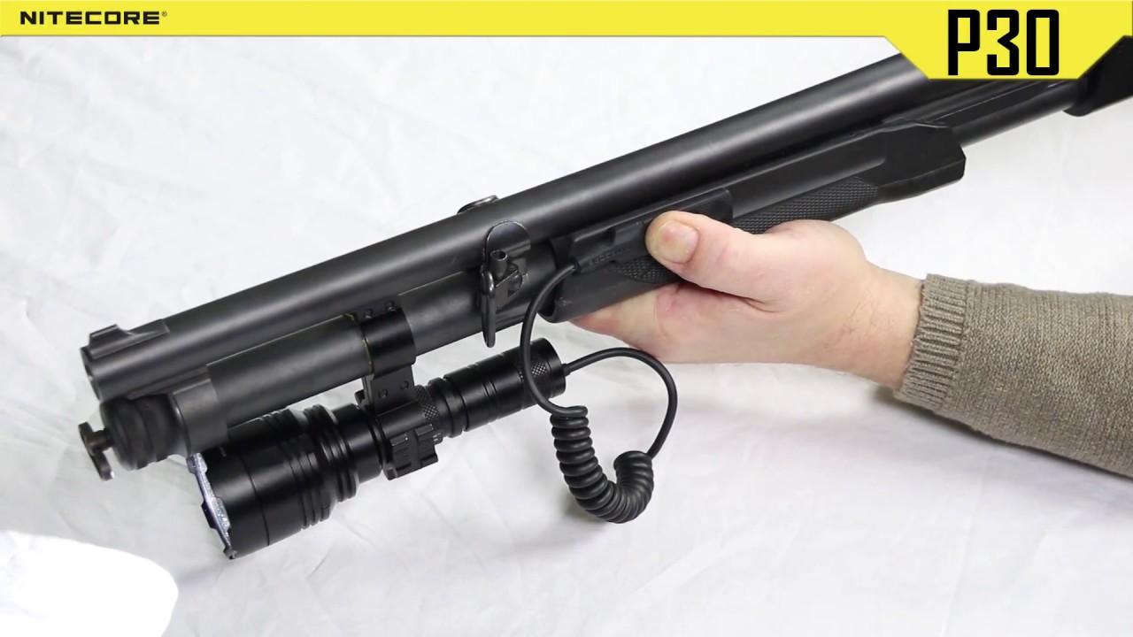 Подствольный фонарь Nitecore P30. официальный обзор
