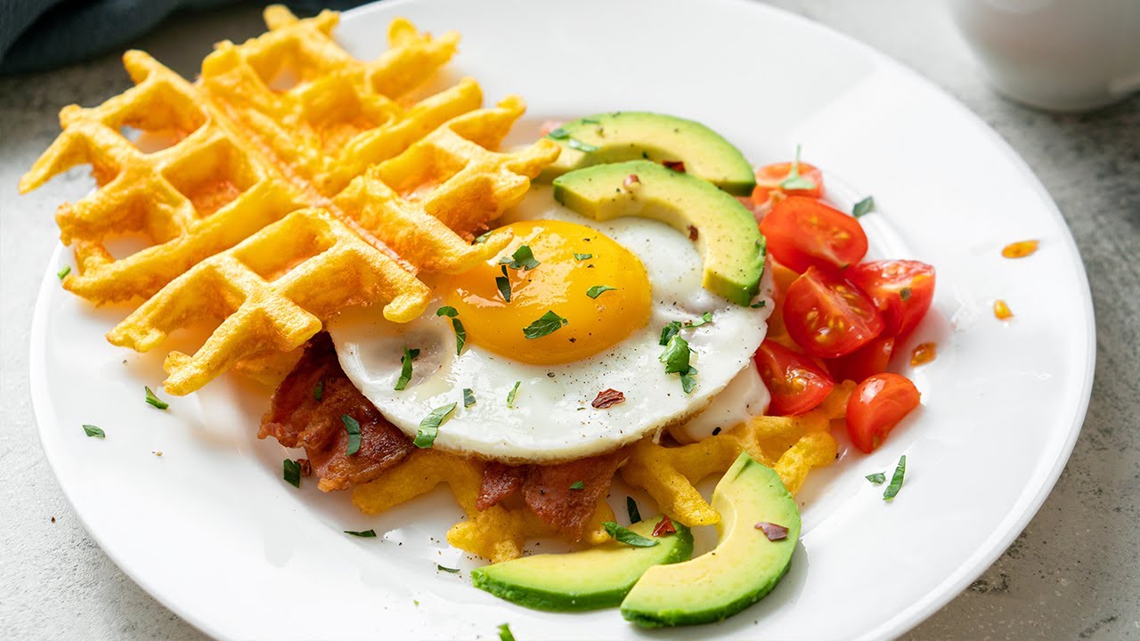 Keto Breakfast Sandwich Recipe [with Low-Carb Chaffles]