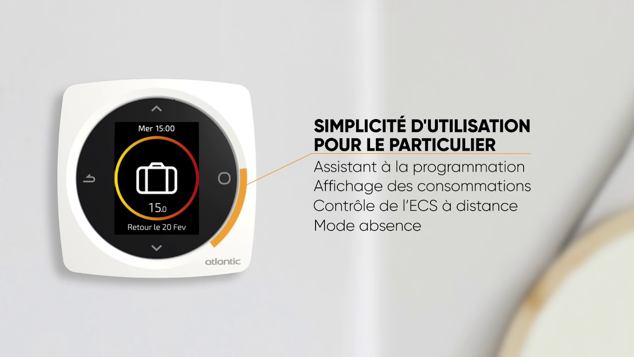 Téréva Direct présente le Thermostat Navilink 105 Atlantic