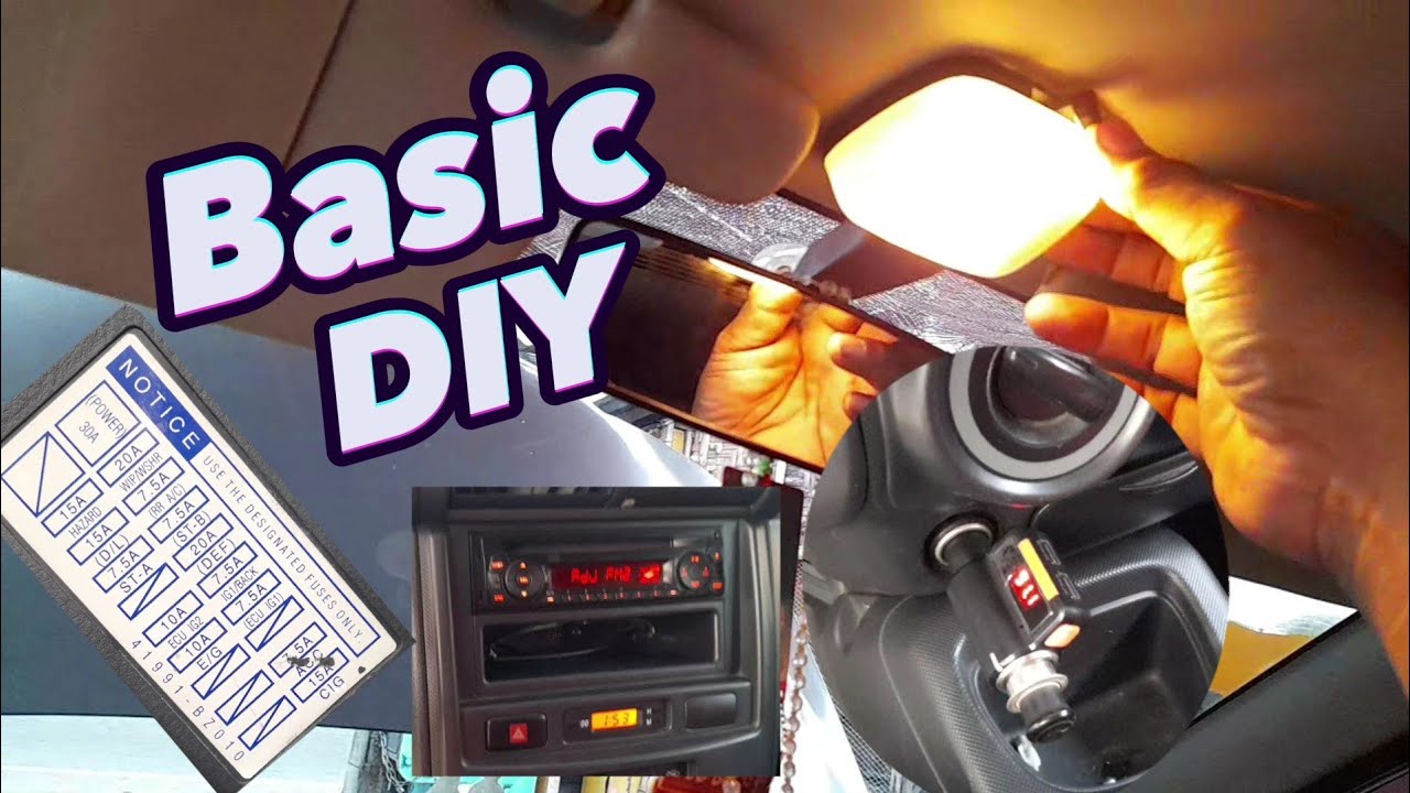 Basic Wiring Trouble Paano ayusin Toyota Avanza Walang cigar, room light Radio atbp.