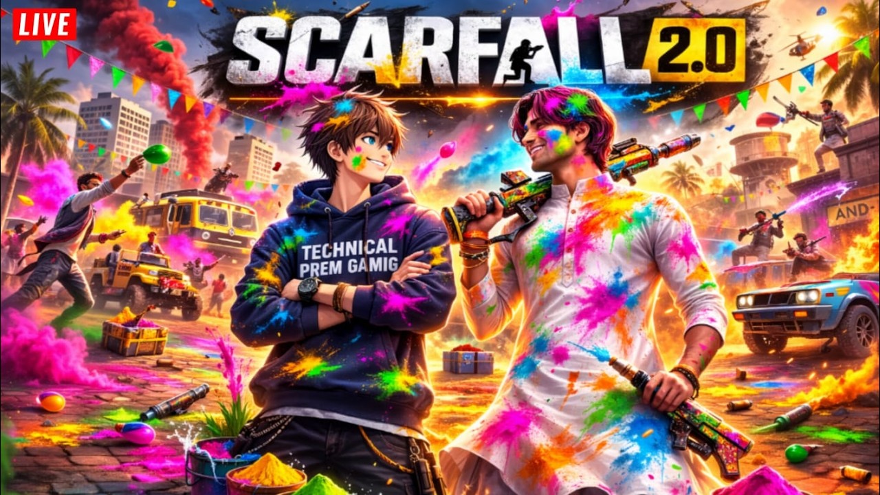 ScarFall 2.0 New Update LIVE 🔥 | Season 4 Rank Push Gameplay | New Major Update 😍