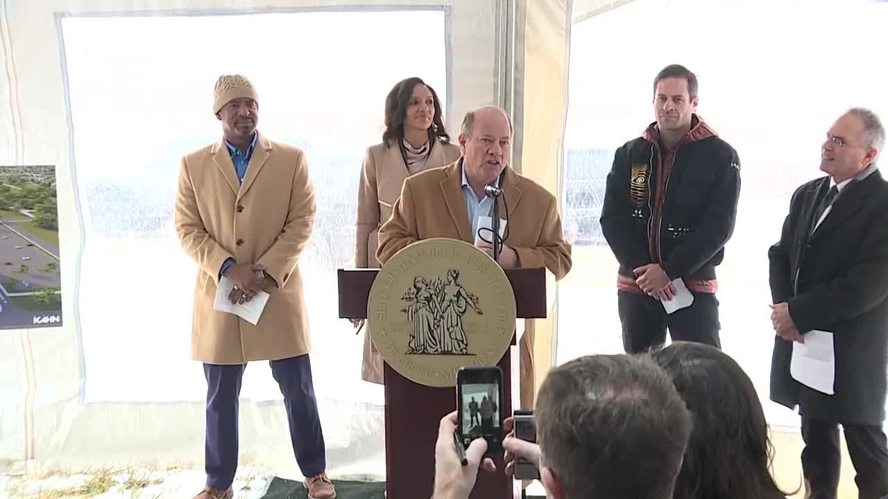 City officials, developers announce plans for former Packard Plant site in Detroit