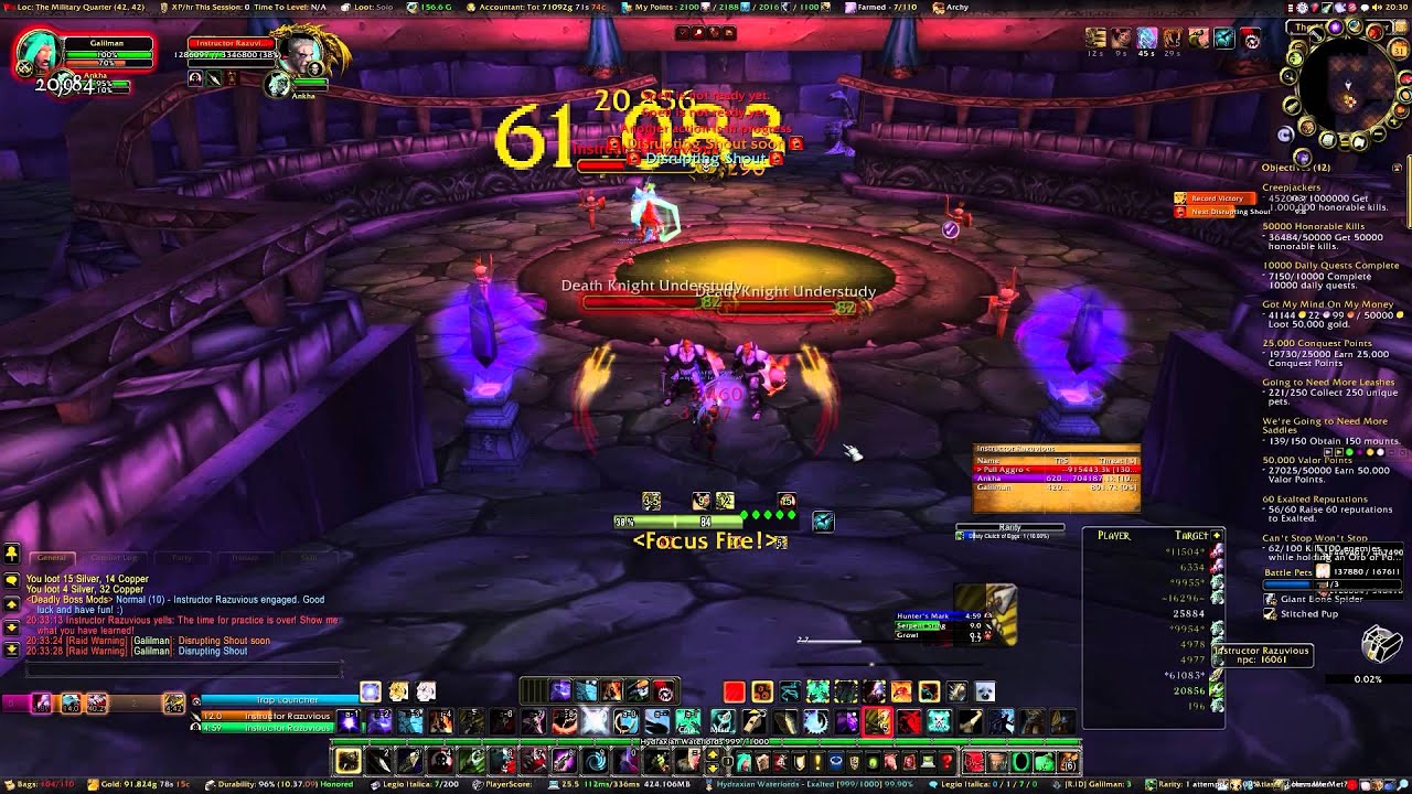 [Naxxramas 10] Instructor Razuvious Solo