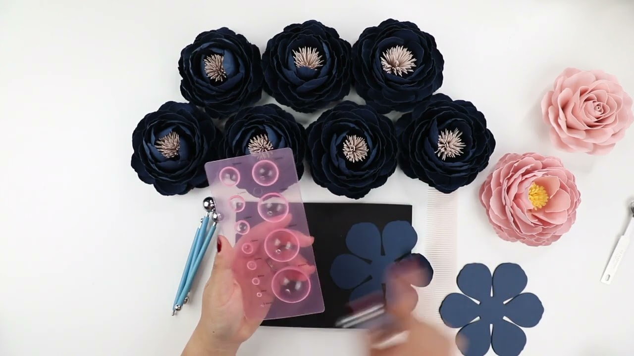 Peony Style Flower using Rose Template #2 Tutorial | Tips + Tricks and Product Recommendations 🌸