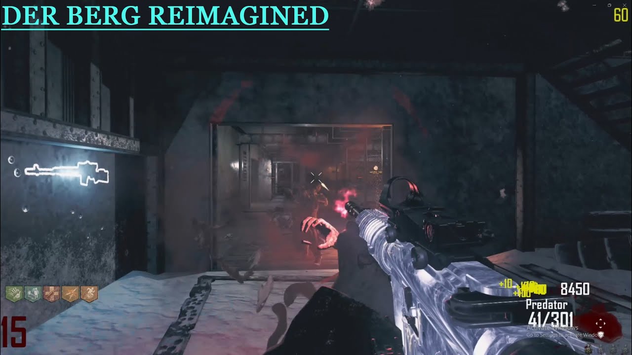 Call Of Duty Black Ops 3 Custom Zombies (DER BERG REIMAGINED) 1/2 Full Map N Easter Egg Guide!