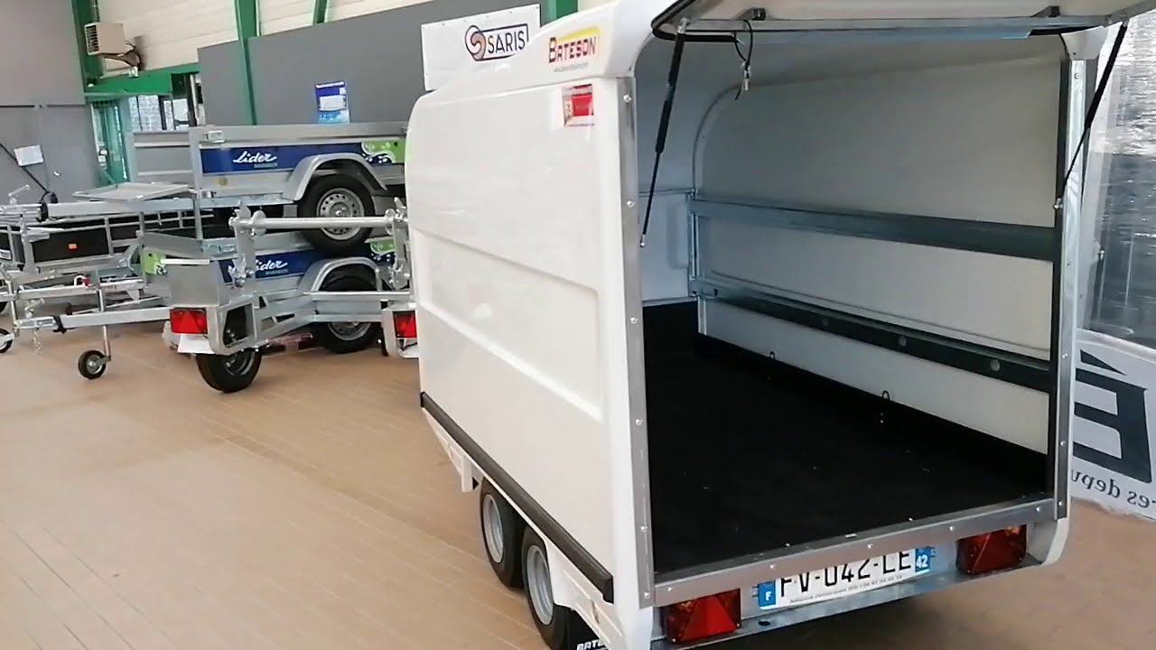 Remorque fourgon Bateson 120V
