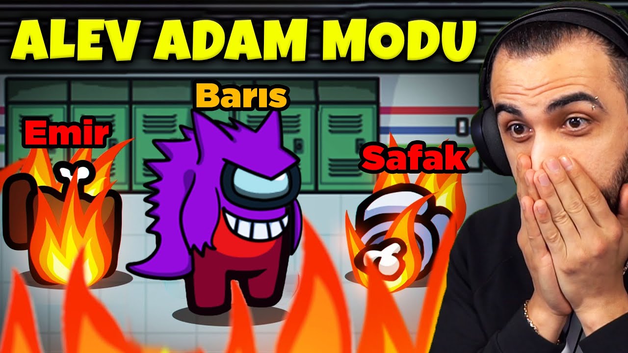 HERKESİ ATEŞE VERİP YAKTIM!! AMONG US ARSONIST MODU | Barış Can