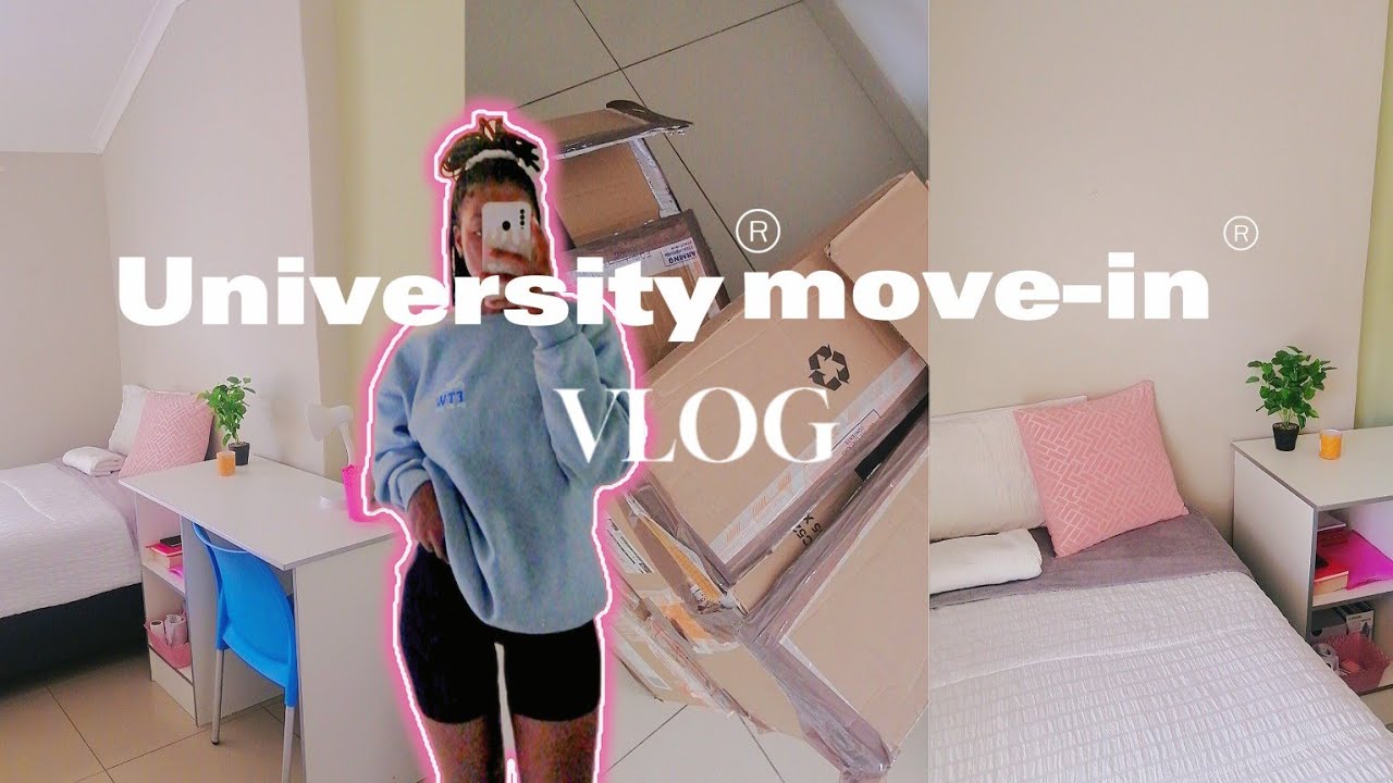 University move-in vlog | moving into a new res | NWU second year student |South African YouTuber✨