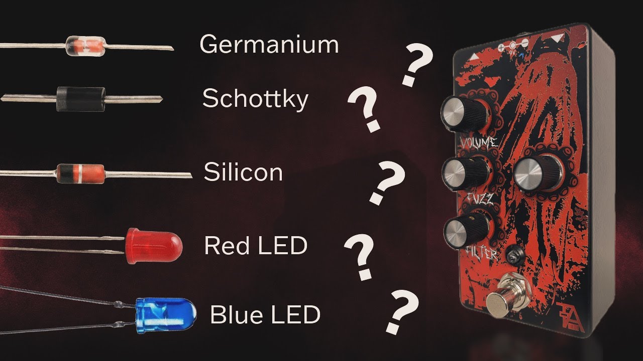 TA Pedals | Vampire Squid Fuzz V2 Clipping Diode Comparison