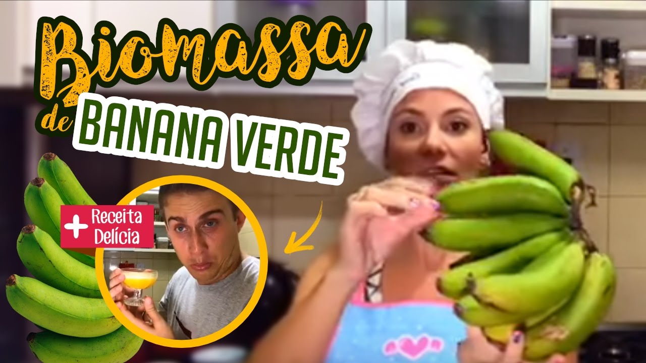 Aprenda a fazer biomassa de banana verde e uma receita delícia no final| Carol Pimentel