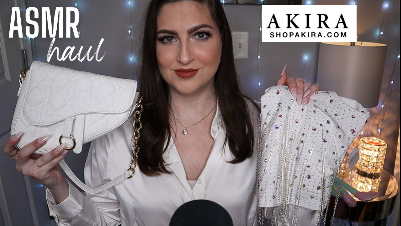 ASMR | AKIRA Haul & Try On 🤍