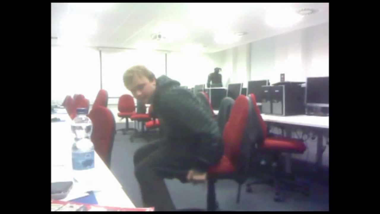 Chair pushing game... FAIL