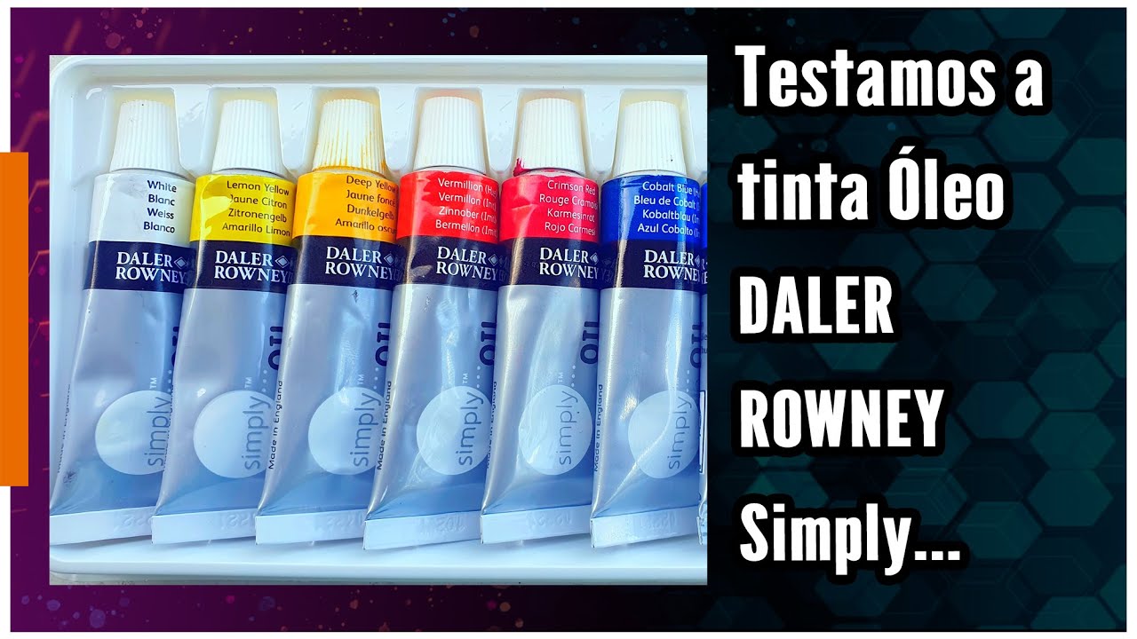 Testamos a tinta &Oacute;leo DALER ROWNEY Simply...