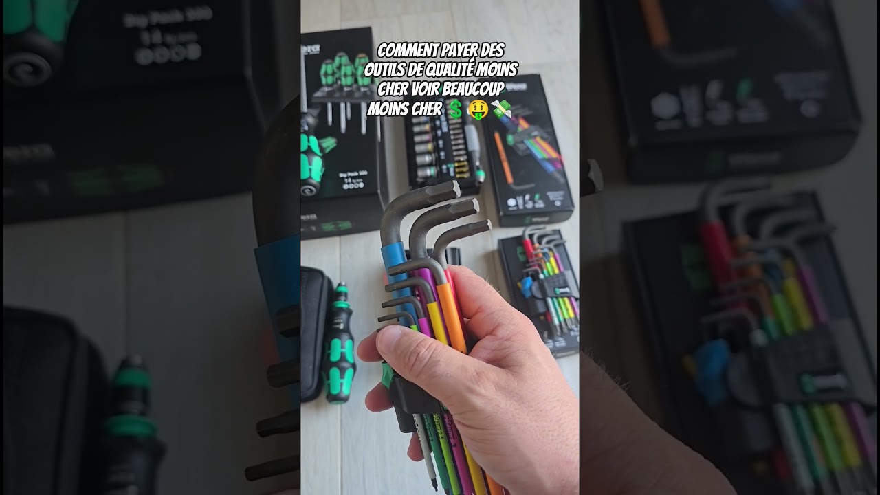 Le bon plan outillage 🔧🧰 (je les ai pay&eacute; avec petits sous ces outils) #bricolage #outils #wera