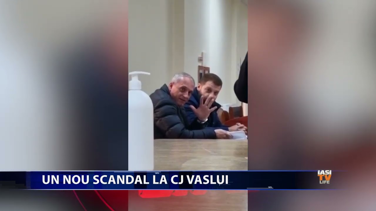 Un nou scandal la CJ Vaslui