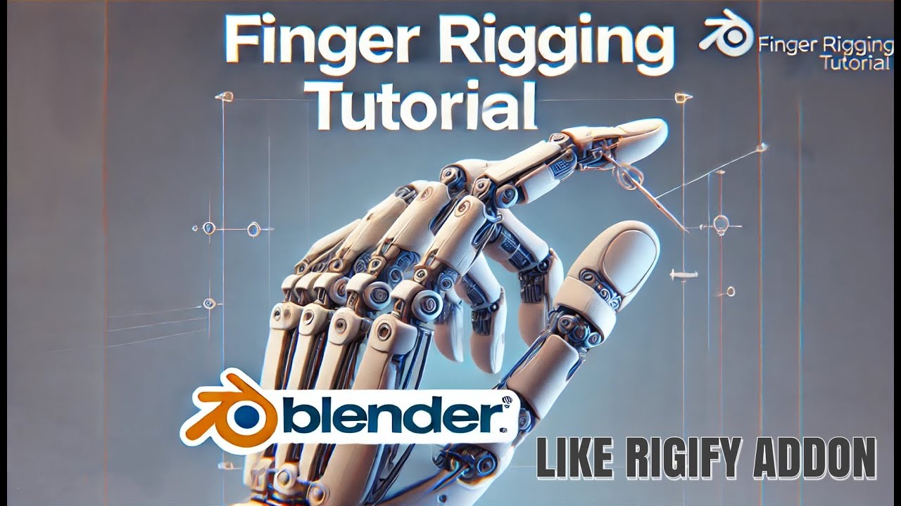 How to Rig a Finger Like the Rigify Addon in Blender | Step-by-Step Tutorial