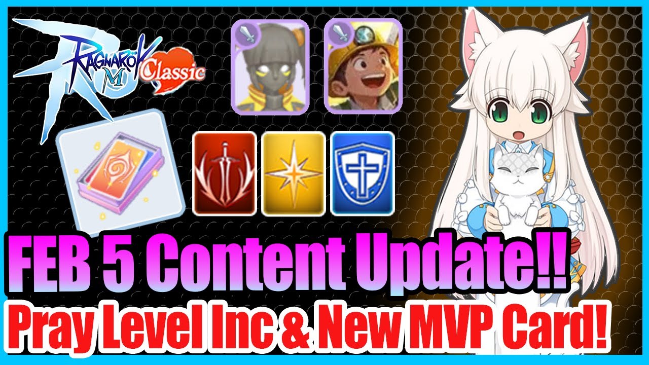 Обновление от 5 февраля!! Увеличение лимита молитв гильдии и новая карта MVP!! [Ragnarok Mobile C...