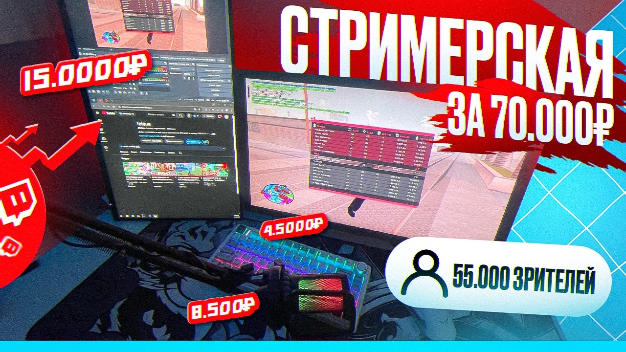 💿МОЙ СТРИМЕРСКИЙ СЕТАП за 70.000Р💿 #felqua #gtasamp #pcgaming