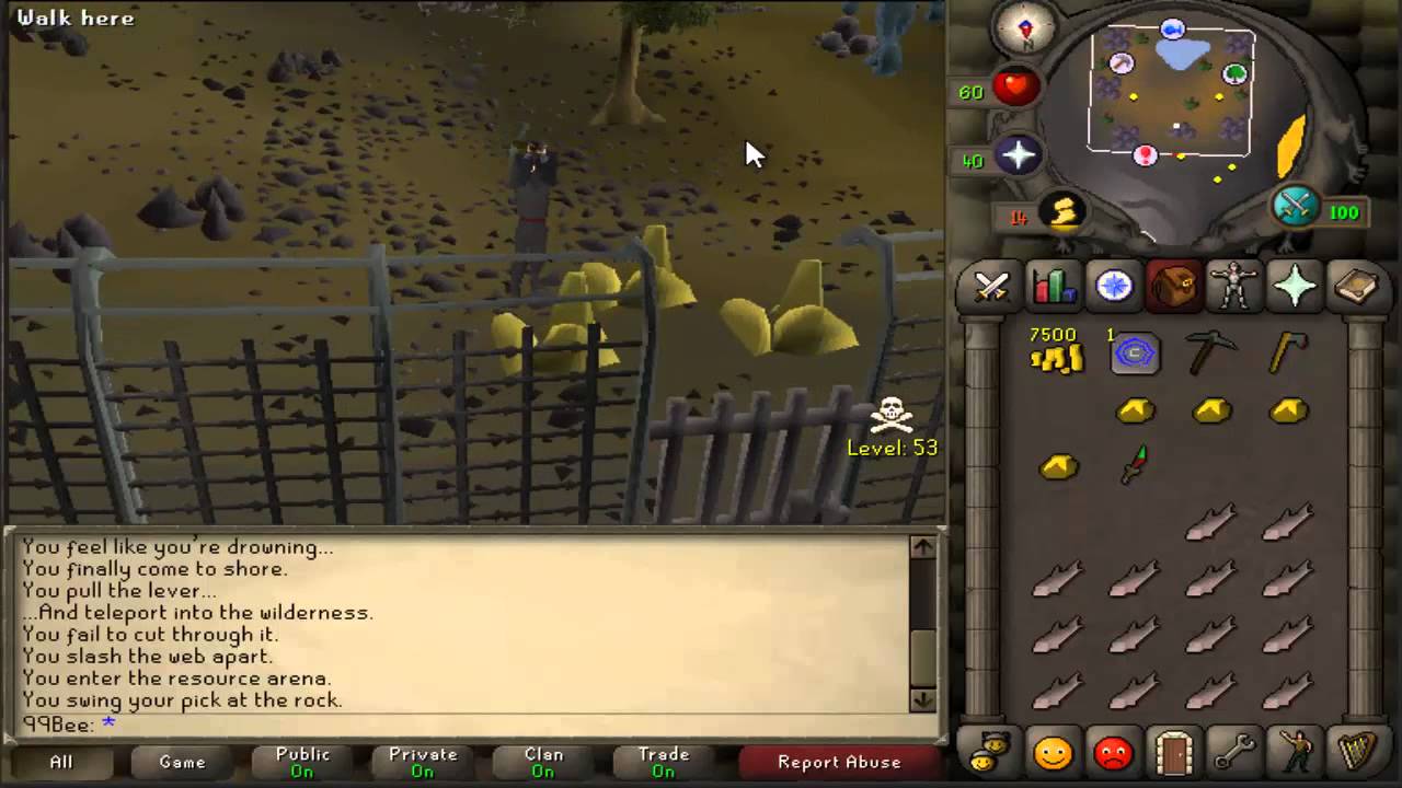 OSRS How to get to the wilderness resource arena guide