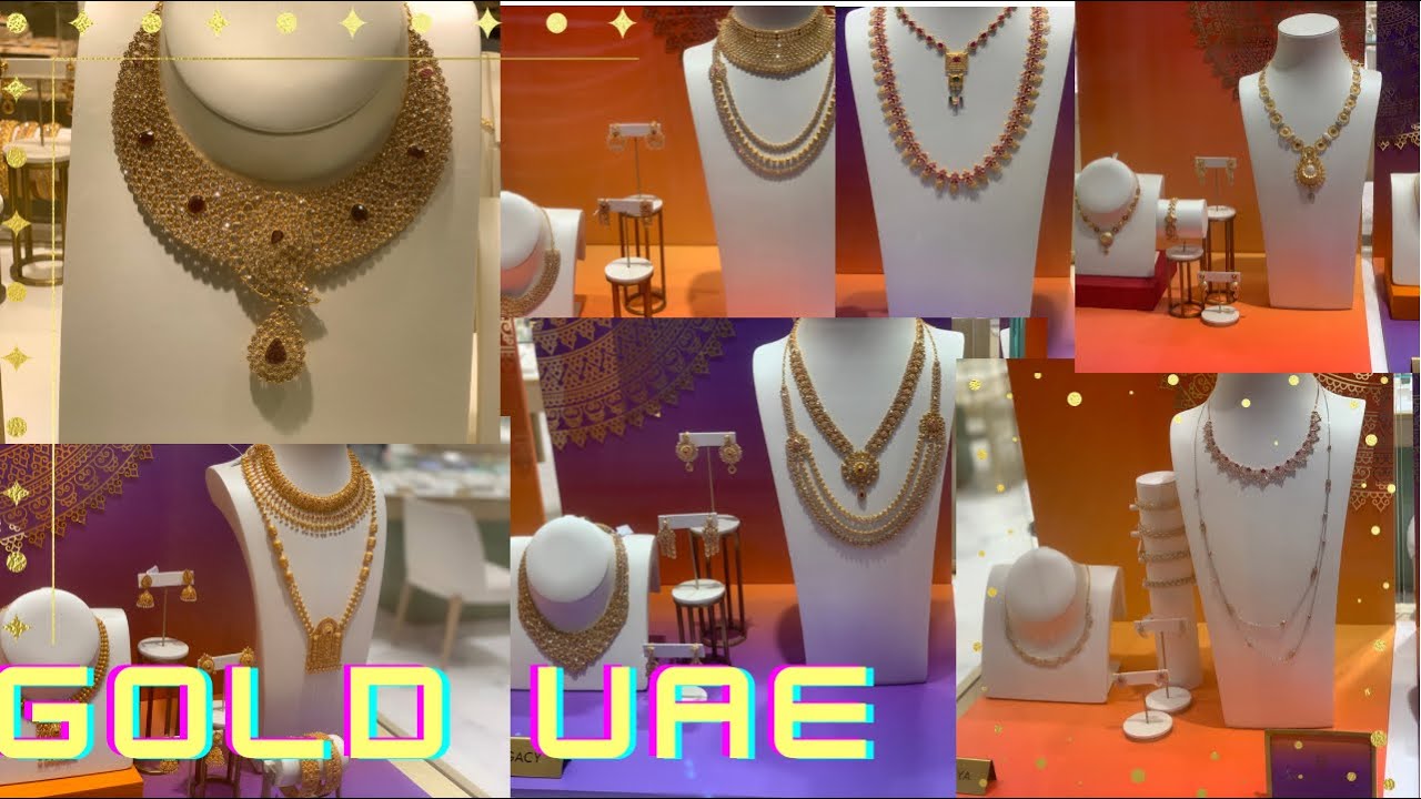 DAMAS GOLD  DUBAI | 4K | Gold  jewelry in dubai| latest gold collection in uae | Necklace collection