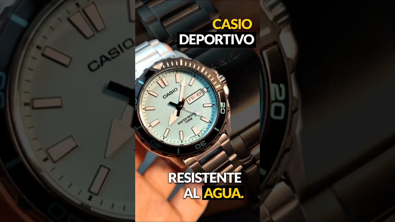 Reloj CASIO MTD-125D-2A2 deportivo acu&aacute;tico original en Colombia